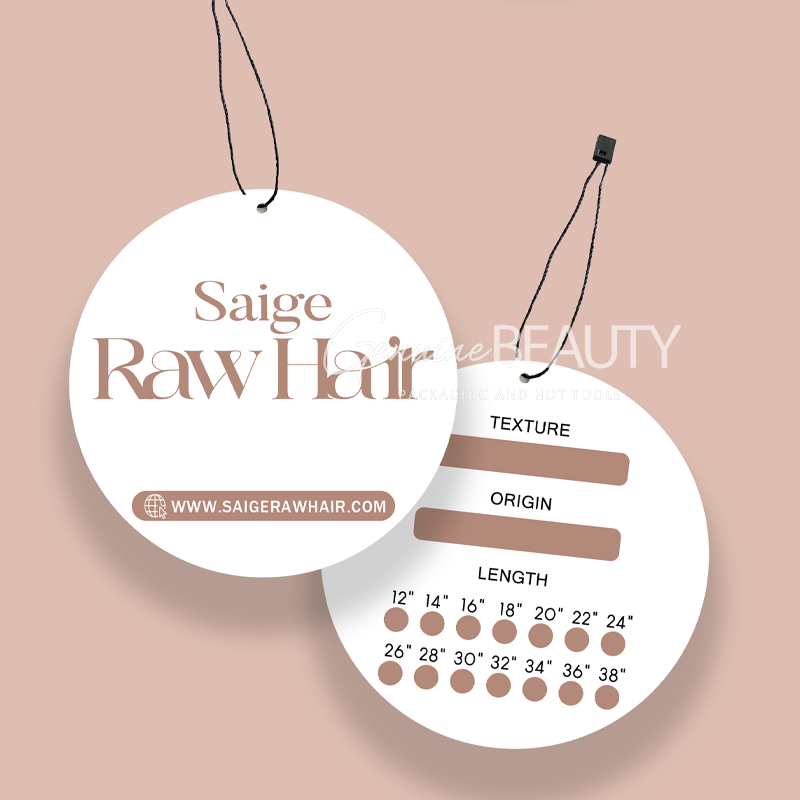 WHITE ROUND TAG SIMPLE