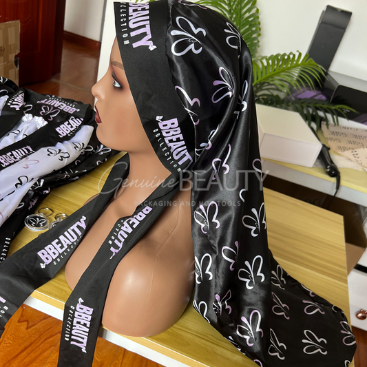 REVERSIBLE LONG BONNET WITH TIE