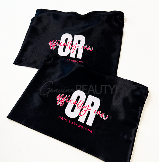 zipper SATIN BAG